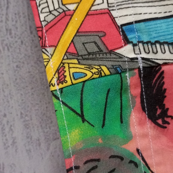 "Benny Stein" Boom Box Benny Custom Patchwork Shorts – UNISEX - Picture 11 of 12